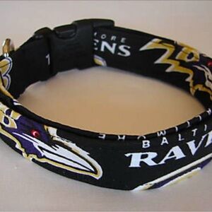 💜🖤Sale🖤💜BaltimoreRavens Dog Collar